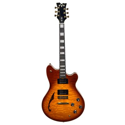 EVH SA-126 Special Electric Semi-Hollow Guitar Quilted Maple Tobacco Sunburst