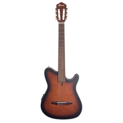 Ibanez FRH Series FRH10N Acoustic-Electric Brown Sunburst Flat