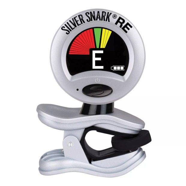 Snark SIL-1 Silver Snark 2 Rechargeable Clip-on Chromatic Tuner