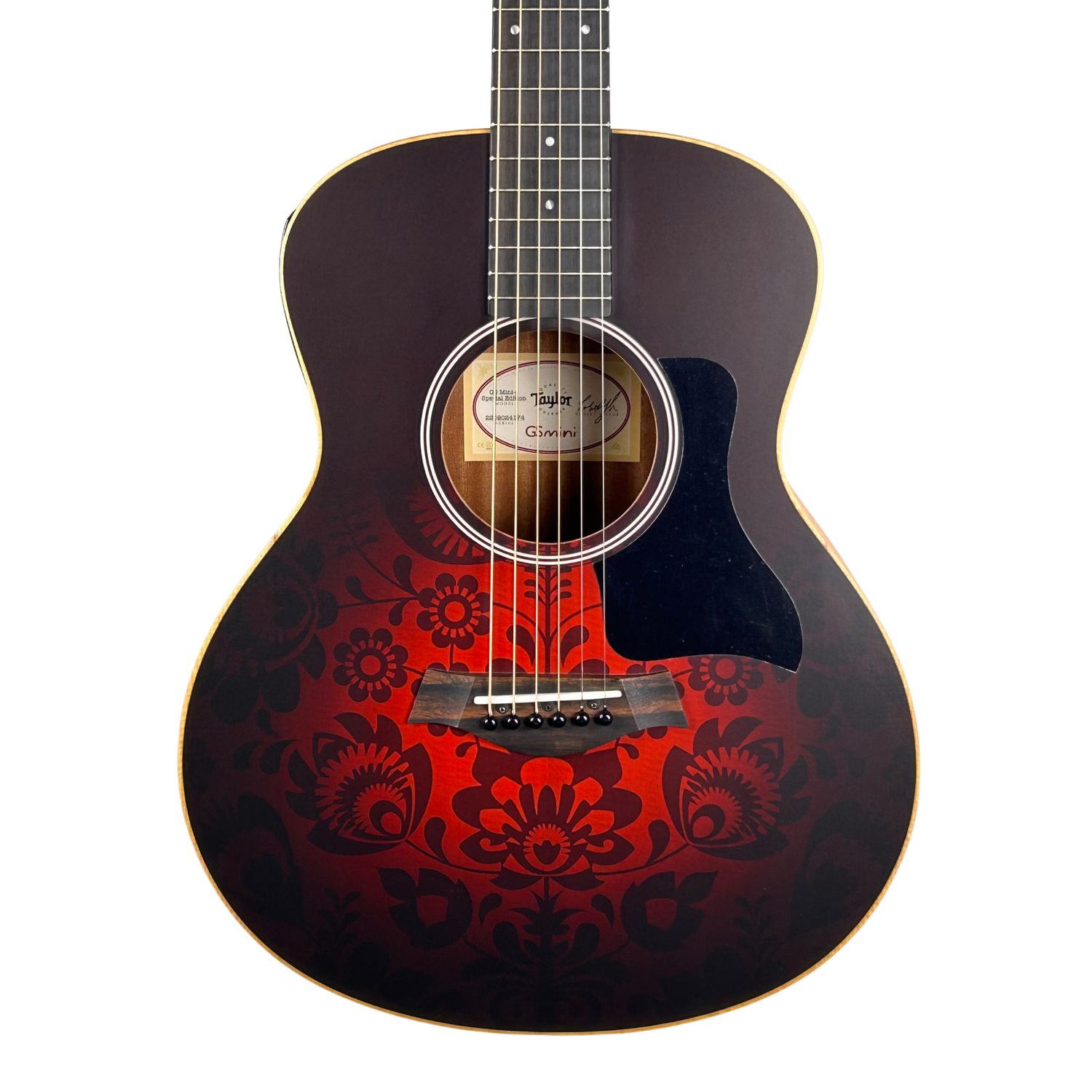 Taylor GS Mini-e Layered Sapele Acoustic-Electric Victorian Burst - 4174