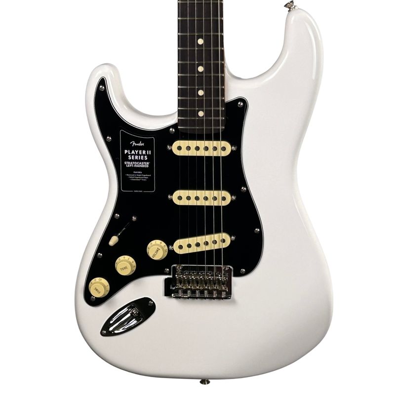 Fender Player II Stratocaster® Left-Hand, Rosewood Fingerboard, Polar White