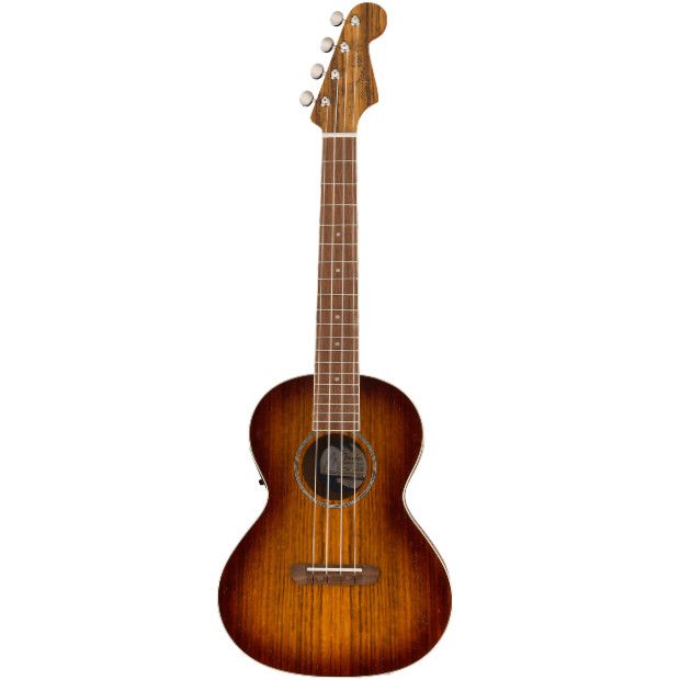 Fender Rincon Tenor Ukulele, Walnut Fingerboard, Aged Cognac Burst