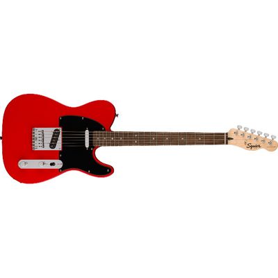 Squier Sonic Telecaster, Laurel Fingerboard, Black Pickguard, Torino Red