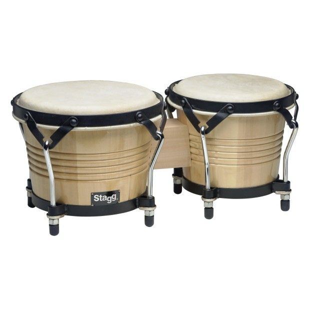 Stagg Wood Bongo 7.5&quot;+ 6.5&quot; Natural