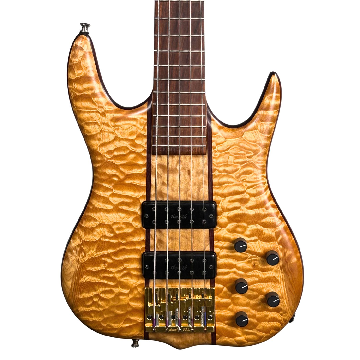 Ken Smith Chuck Rainey CR5M Quilted Maple 5-String Bass 1994 W/OHSC (Used)