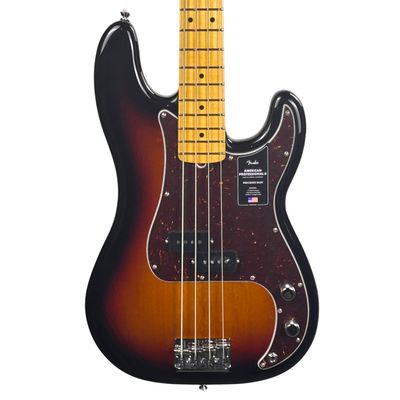 Fender American Professional II Precision Bass, Maple Fingerboard, 3-Color Sunburst