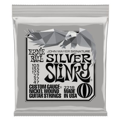 Ernie Ball P02218 John Mayer Silver Slinky Signature Electric Guitar Strings