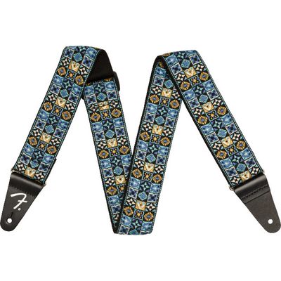 Fender Festival Strap, Blue Mosaic, 2"
