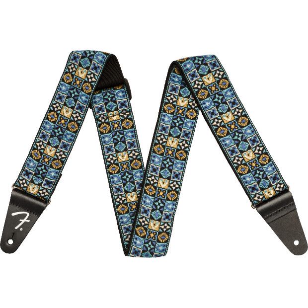 Fender Festival Strap, Blue Mosaic, 2"