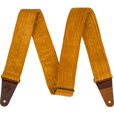 Fender Corduroy Strap, Blaze Gold, 2"