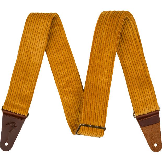 Fender Corduroy Strap, Blaze Gold, 2"