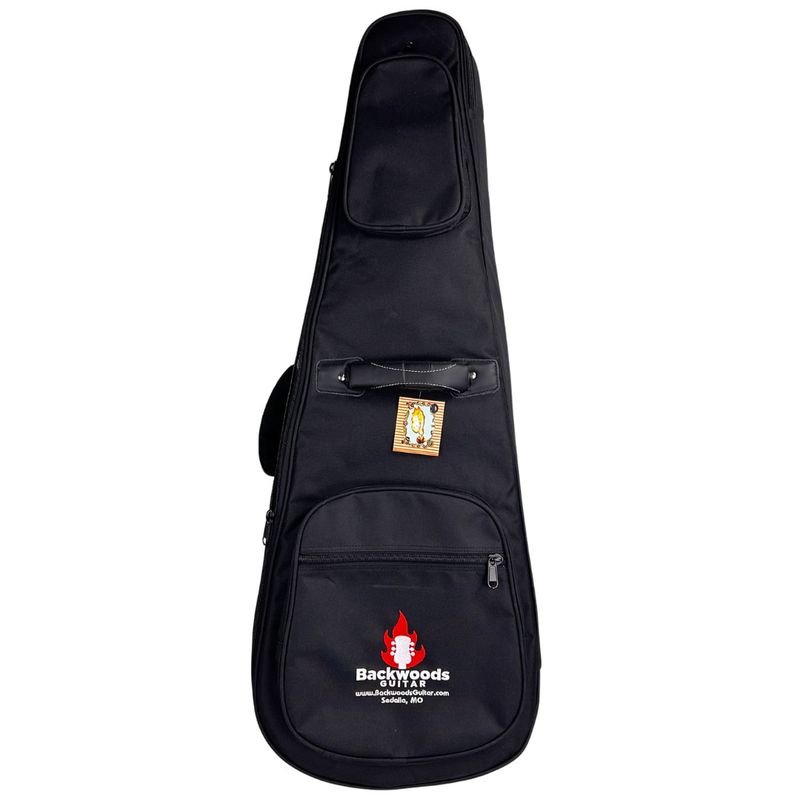 Henry Heller "Backwoods" Deluxe Tear Drop Electric Guitar Case - Zebra