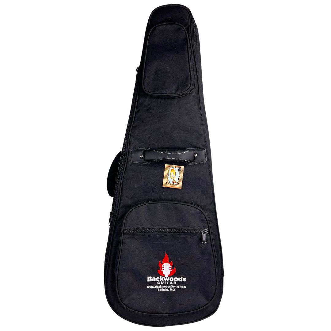 Henry Heller "Backwoods" Deluxe Tear Drop Electric Guitar Case - Zebra
