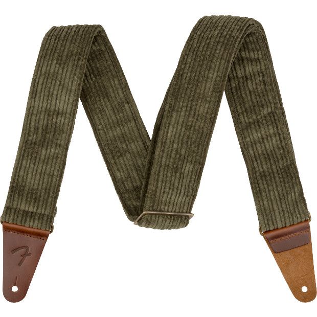 Fender Corduroy Strap, Antique Olive, 2"