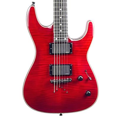 Dean Custom 450 Trans Red Electric Guitar (Used)