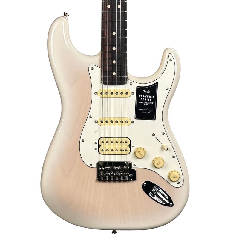 Fender Player II Stratocaster HSS, Chambered Ash, Rosewood Fingerboard, White Blonde - 8474
