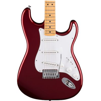 Fender Standard Stratocaster, Maple Fingerboard, White Pickguard, Candy Cola