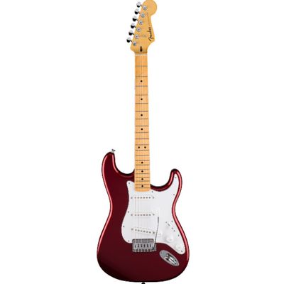 Fender Standard Stratocaster, Maple Fingerboard, White Pickguard, Candy Cola