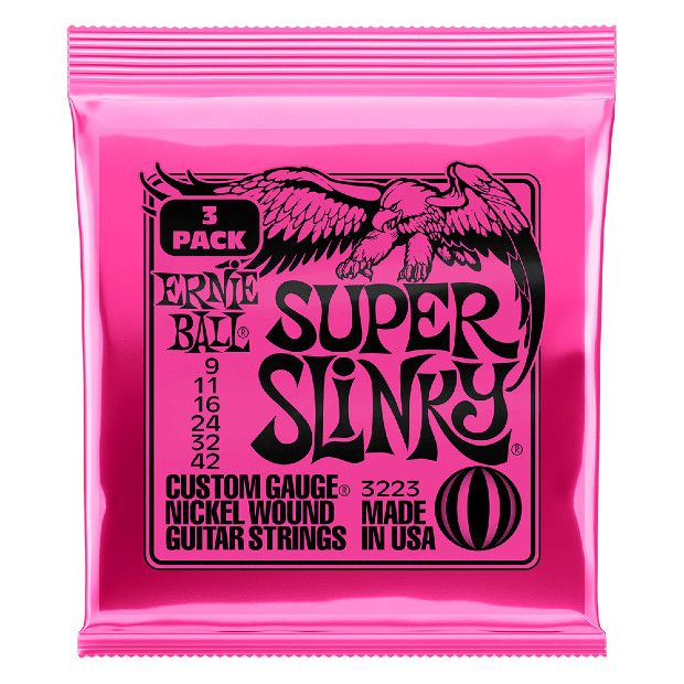 Ernie Ball 3223 Super Slinky 3 Pk - 9-42 Gauge
