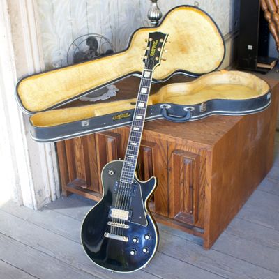 Univox MIJ Lawsuit Era Les Paul 1970's Black W/OHSC