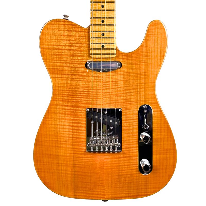 Fender American Select Series Carved Top Maple Telecaster Amber W/OHSC