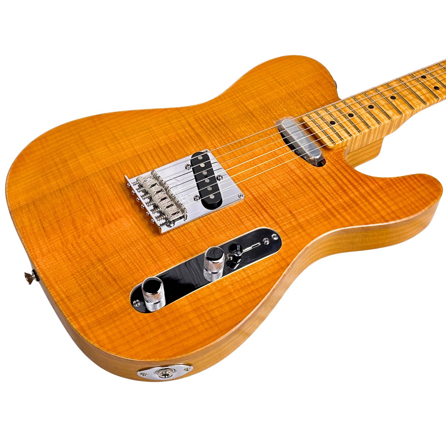 Fender American Select Series Carved Top Maple Telecaster Amber W/OHSC