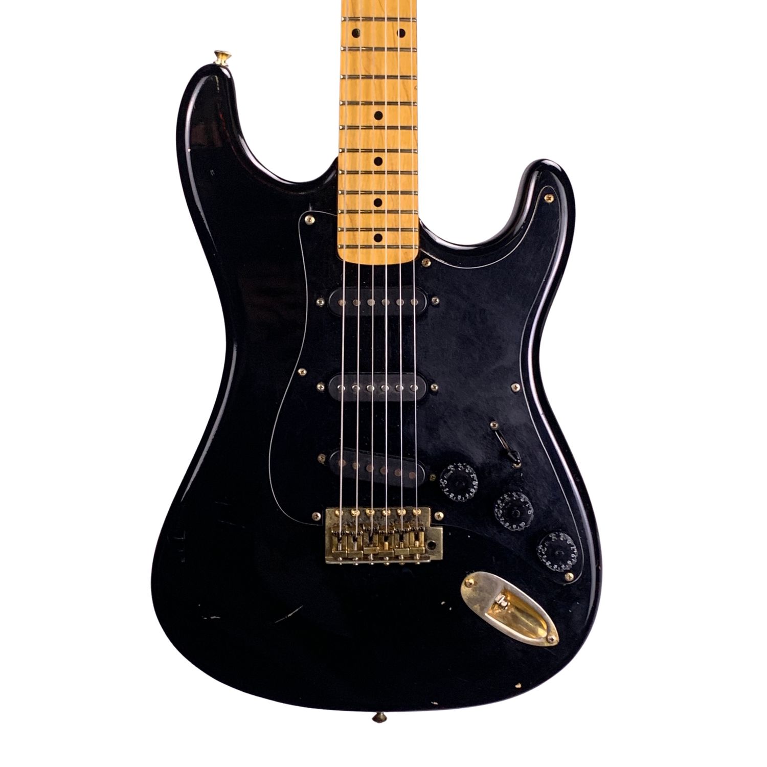 Vintage Harmony Stratocaster Black (Used)