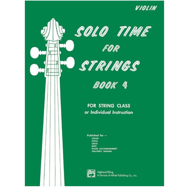 Solo Time for Strings, Violin Book 4
