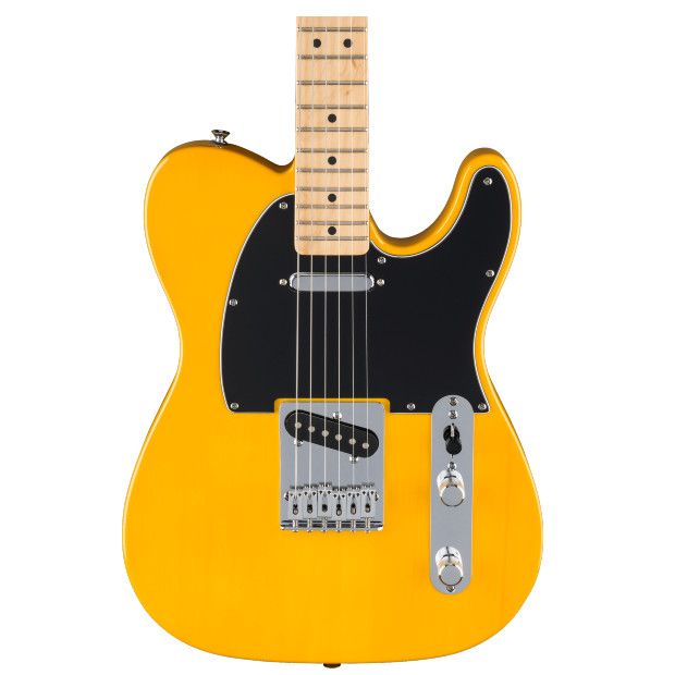 Fender Standard Telecaster®, Maple Fingerboard, Black Pickguard, Butterscotch Blonde