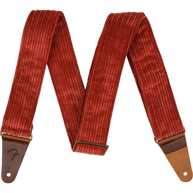 Fender Corduroy Strap, Antique Cherry, 2&quot;