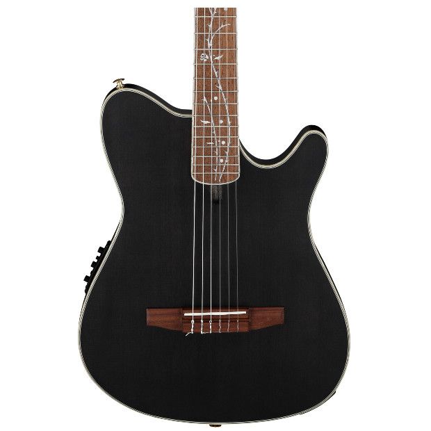 Ibanez TOD10N Tim Henson Signature Nylon Acoustic-Electric Guitar Black