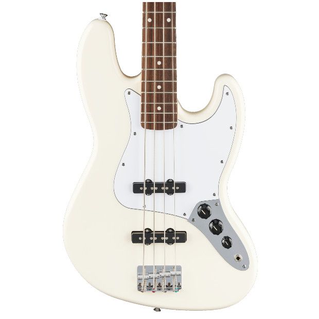 Fender Standard Jazz Bass®, Laurel Fingerboard, White Pickguard, Olympic White