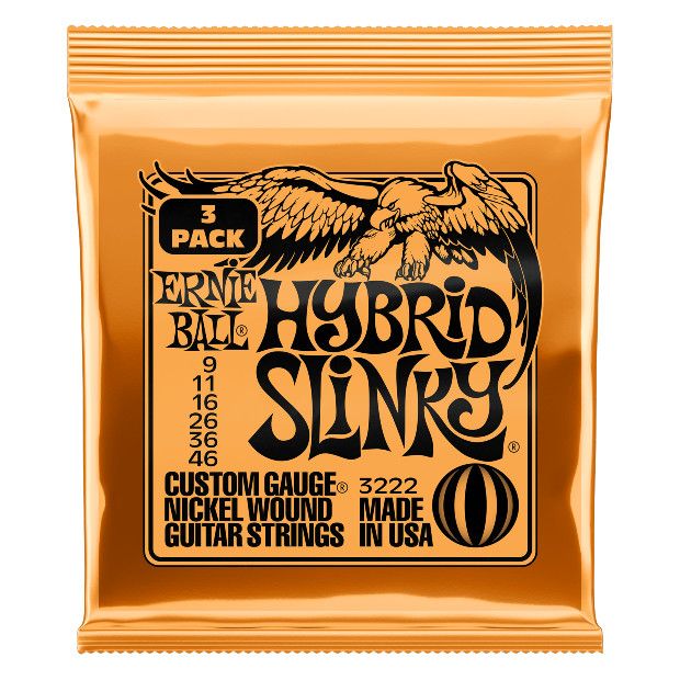 Ernie Ball 3222 Hybrid Slinky 3 Pk - 9-46 Gauge