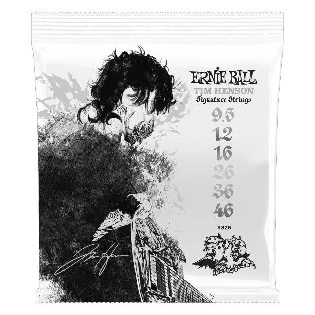 Ernie Ball 3826 Tim Henson Signature Electric Guitar Strings - 9.5-46 Gauge