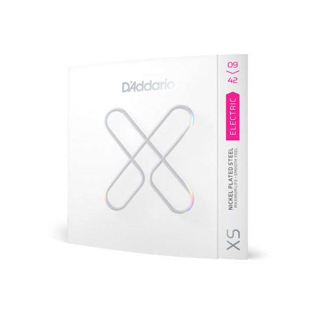 D&#39;Addario XSE Super Light, XS Nickel Coated Electric Guitar Strings 9-42