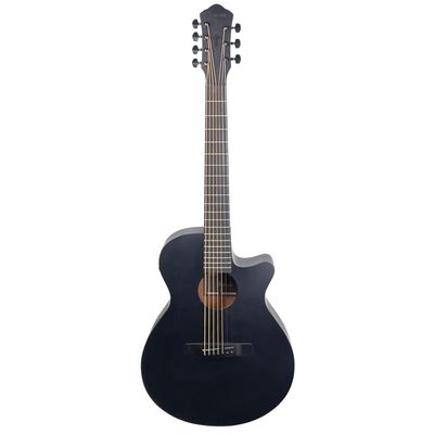 Ibanez AEG721 7-String Acoustic-Electric Guitar Black Out