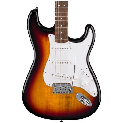 Fender Standard Stratocaster, Laurel Fingerboard, White Pickguard, 3-Color Sunburst