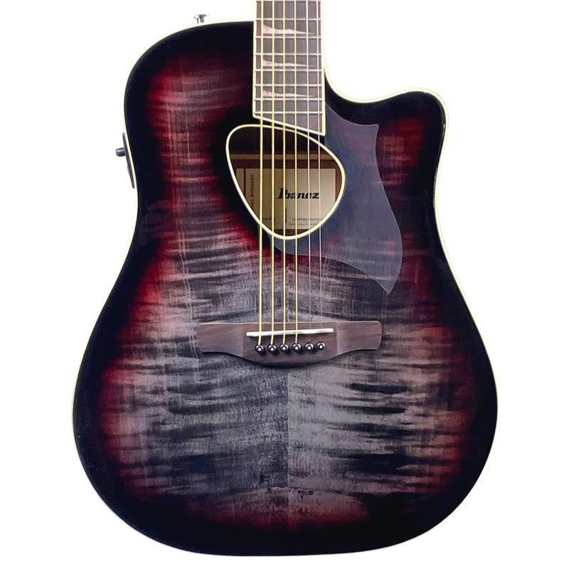 Ibanez Altstar Series ALT30FM 6-String Acoustic-Electric Guitar Red Doom Burst High Gloss