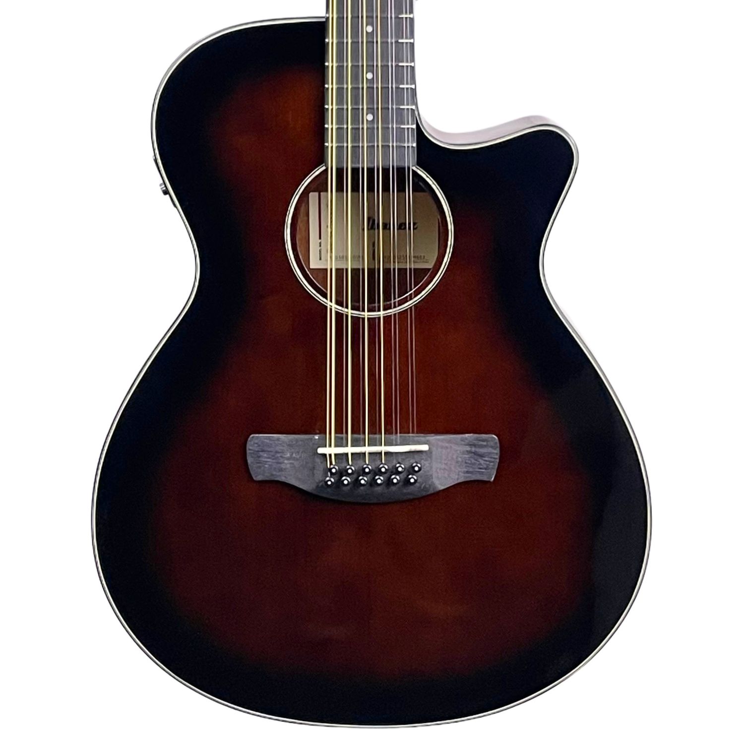 Ibanez AEG5012 12-String Dark Violin Sunburst