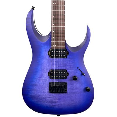 Ibanez RGA Standard RGA42FM Flamed Maple Electric Blue Lagoon Burst Flat