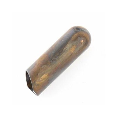 The Rock Slide Aged Brass  Balltip Guitar Slide Medium
