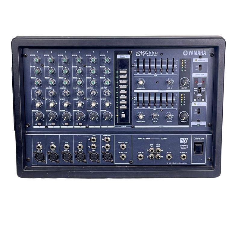 Yamaha EMX 66m 6-Channel 600W Powered Mixer (Used)