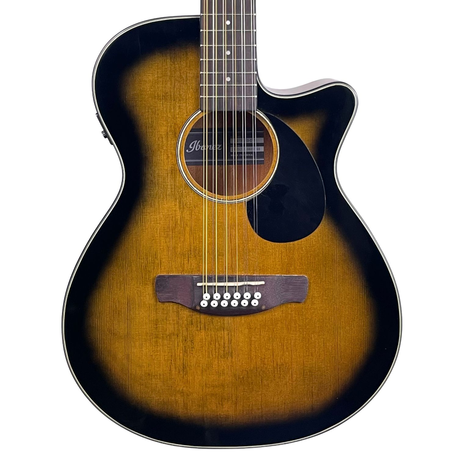 Ibanez AEG5012 12-String Dark Violin Sunburst (Used)