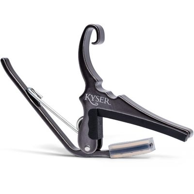Kyser Acoustic Guitar Capo Black Chrome