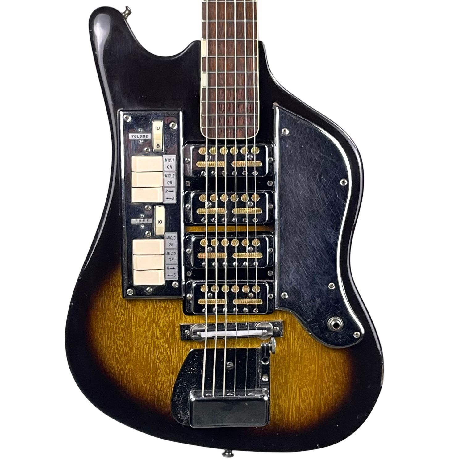 Teisco SS4L Vintage Electric Guitar Sunburst 1960's (Used)