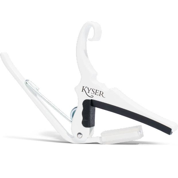 Kyser Acoustic Guitar Capo White