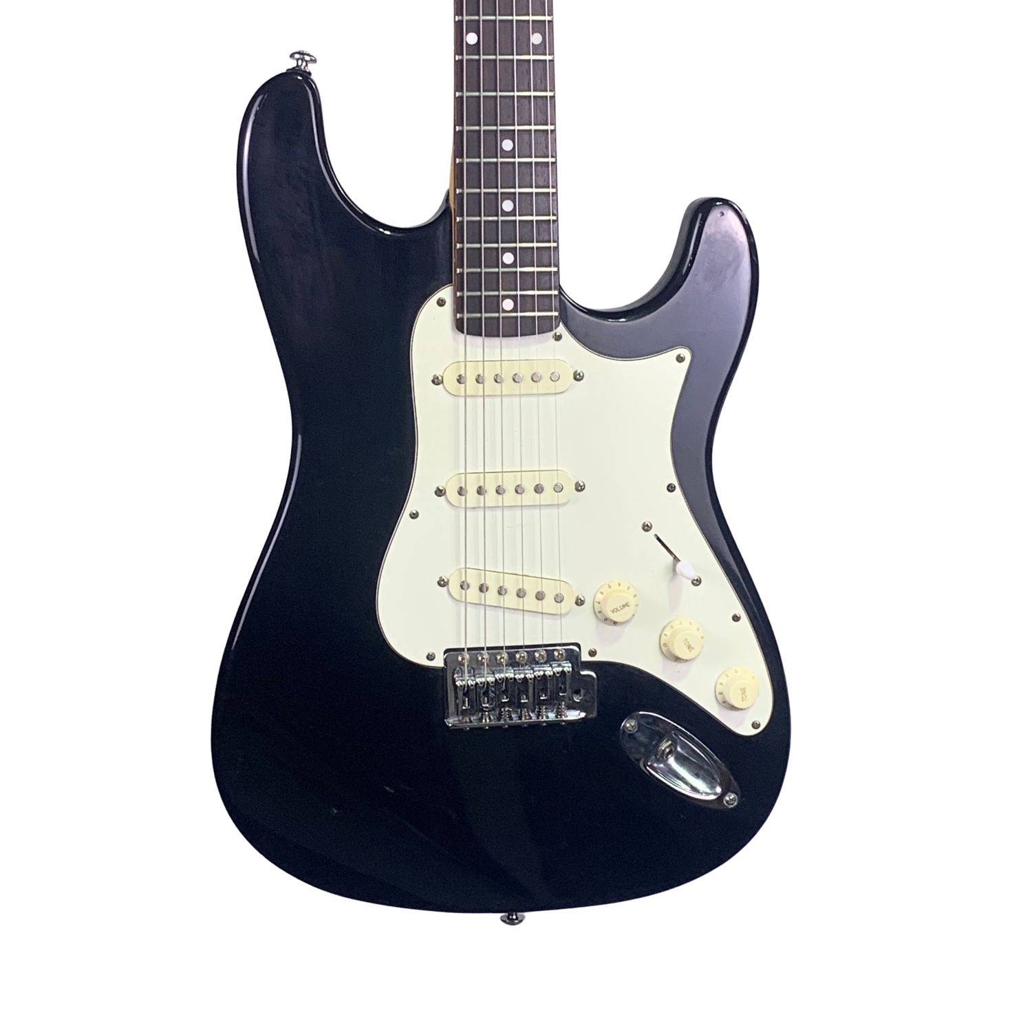 Silvertone SS-11 Electric Guitar Black (Used)