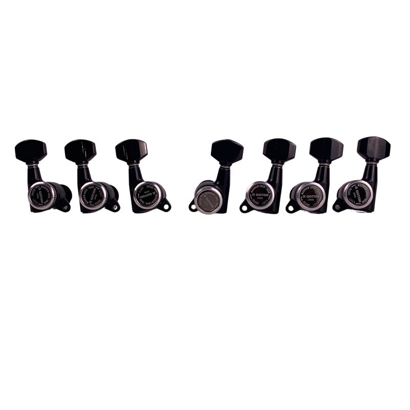Gotoh Magnum Lock-Trad 7-String Tuning Machine Sets Black (used)