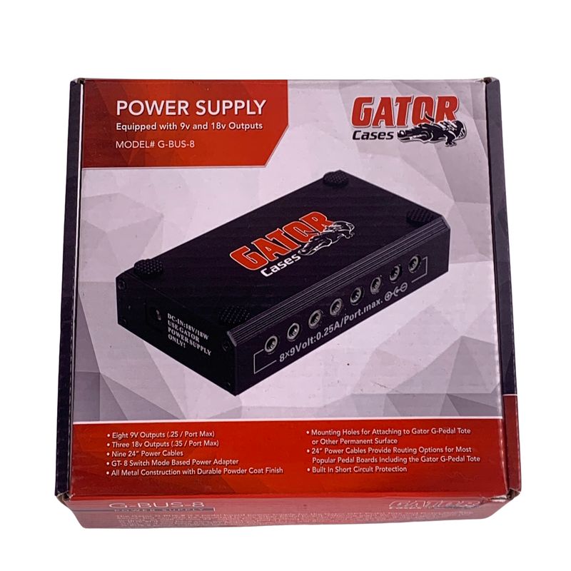 Gator G-BUS-8-US Pedal Board Power Supply (used)
