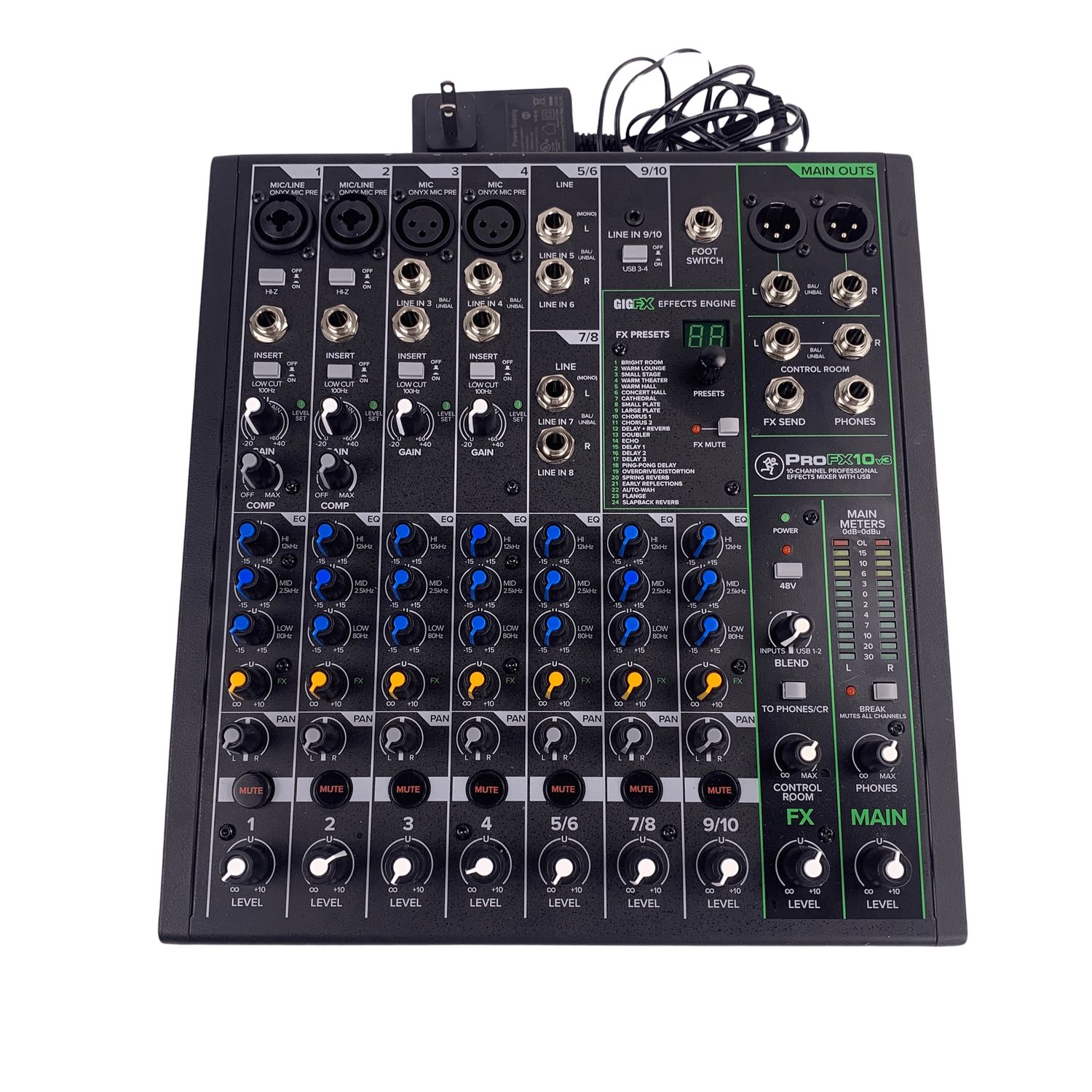 Mackie ProFX10v3 10-Channel Analog Mixer (used)